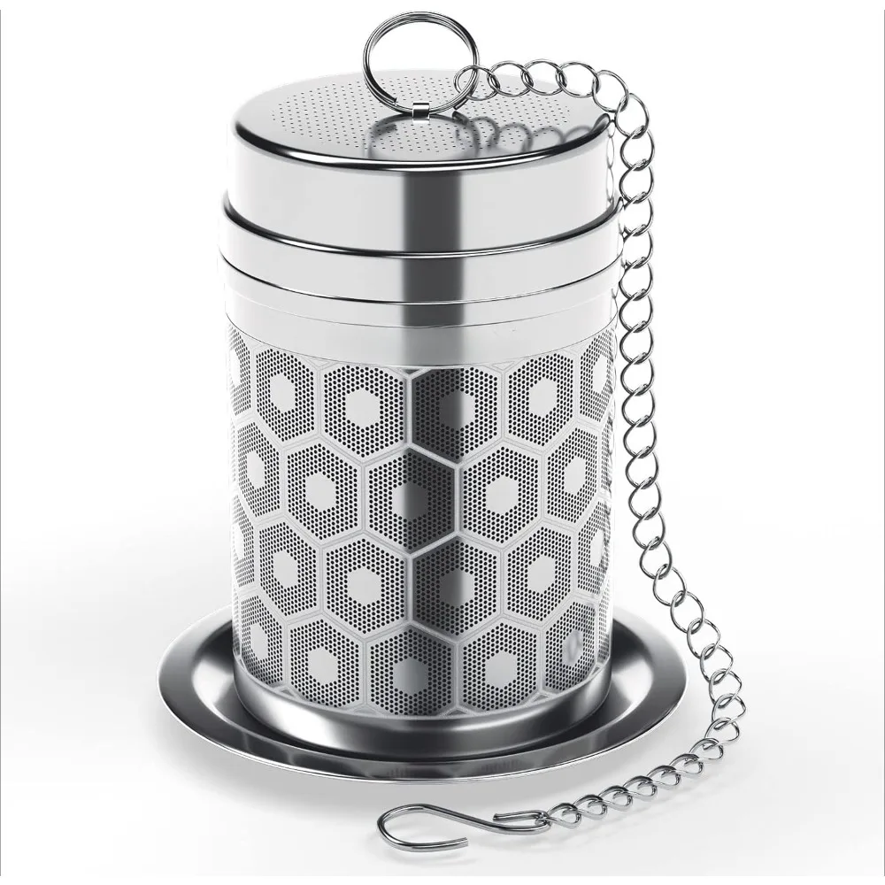 Tea Strainers for Loose Tea, Extra Fine Mesh Tea Infuser, 304 Stainless Steel, Loose Leaf Steeper for Black