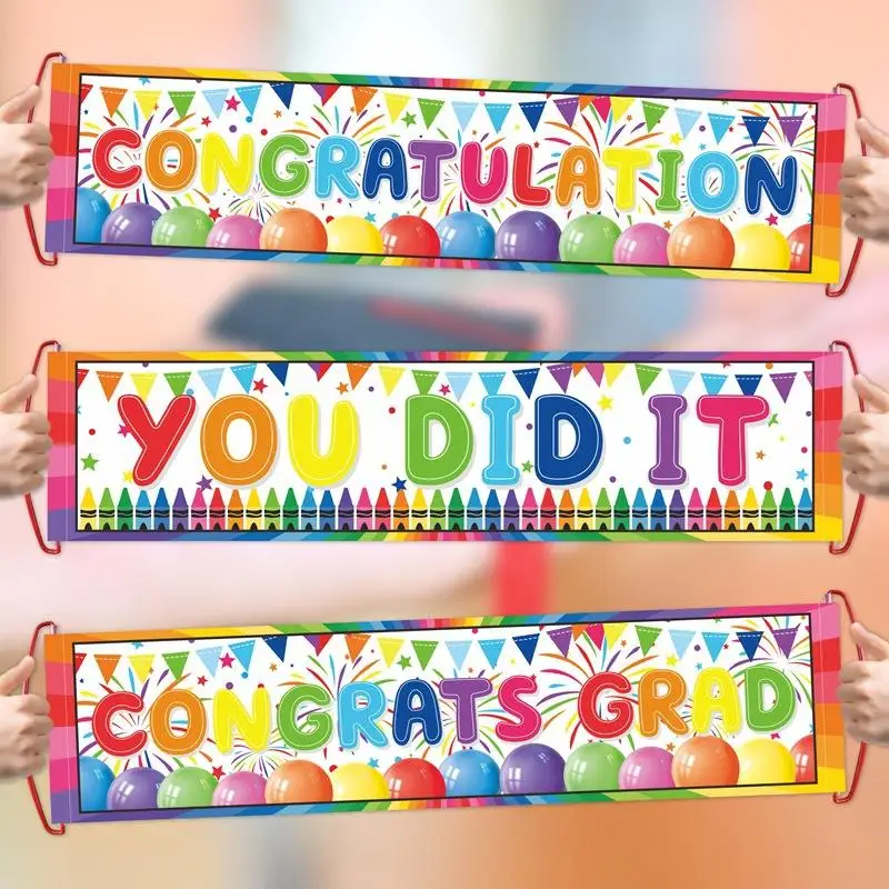Graduation Party Holding Banners and Photo Props description 4