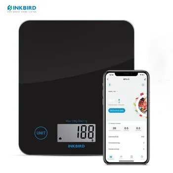 INKBIRD Bilancia da cucina Bluetooth Bilancia elettronica per pasticceria ad alta precisione Bilancia digitale per uso domestico per fornello, bollitore 1