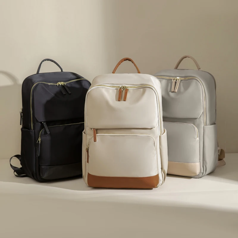 Travel Backpack for Women Luxury Back Pack Bag for 15.6 inch Laptop New Stylish Female Bags with Computer Cabin Large Schoolbags