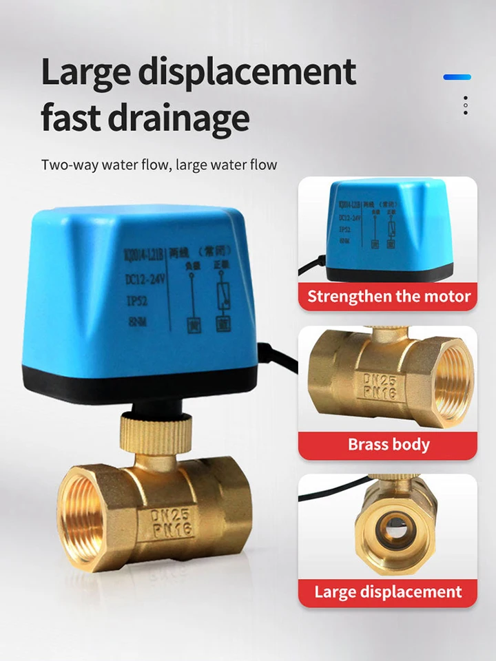 電動自動バルブ 3インチ 2ウェイ UPVC 電動アクチュエータ ボールバルブ DN32 3方 真鍮 IP65 防水 電動ボールバルブ 3線式 2制御  T型 AC220V DC12V DC24V 電動ボールバルブ 3 ウェイ UPVC 電動ボールバルブ 3 線式 2 制御電動アクチュエータ  AC220V DC24V 手動スイッチ ... AC220V DC24V DC12V 電動ボールバルブアクチュエーター 3線式 2コントロール 電動ボールバルブモーター 手動スイッ