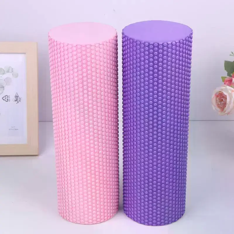 요가 롤러 라운드 EVA 폼 실린더 롤러, 필라테스 운동, 홈트레이닝 강화, 지름 10cm, 길이 30cm