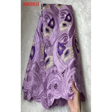 

Big Promotion African Fashion Apparel Swiss Lace Cloth Material ​Nigerian ​Embroidery Cotton For Women Party Dress XSNZ09019