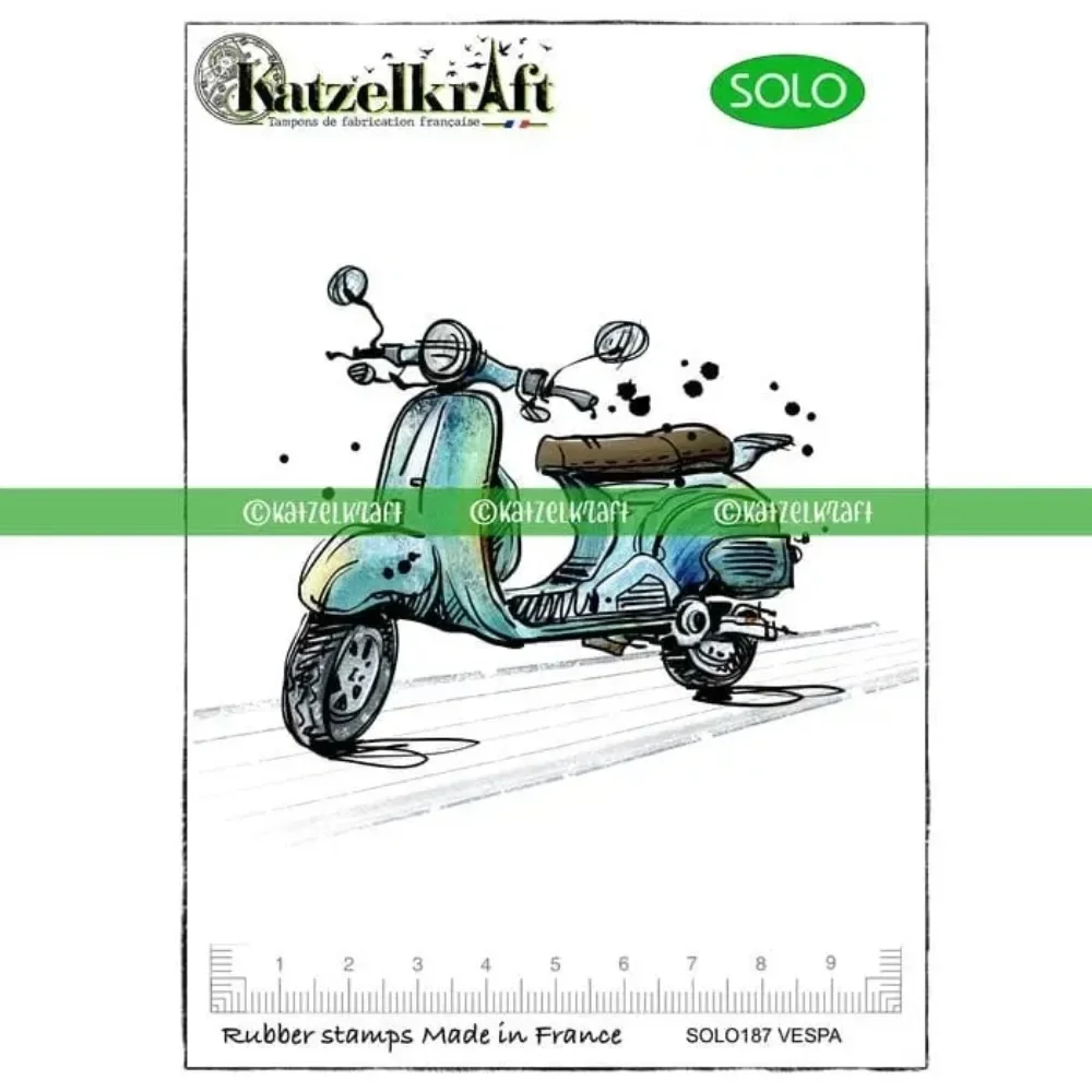 

Electric scooter clear silicone stamps for DIY scrapbooking craft supplies photo album card making
