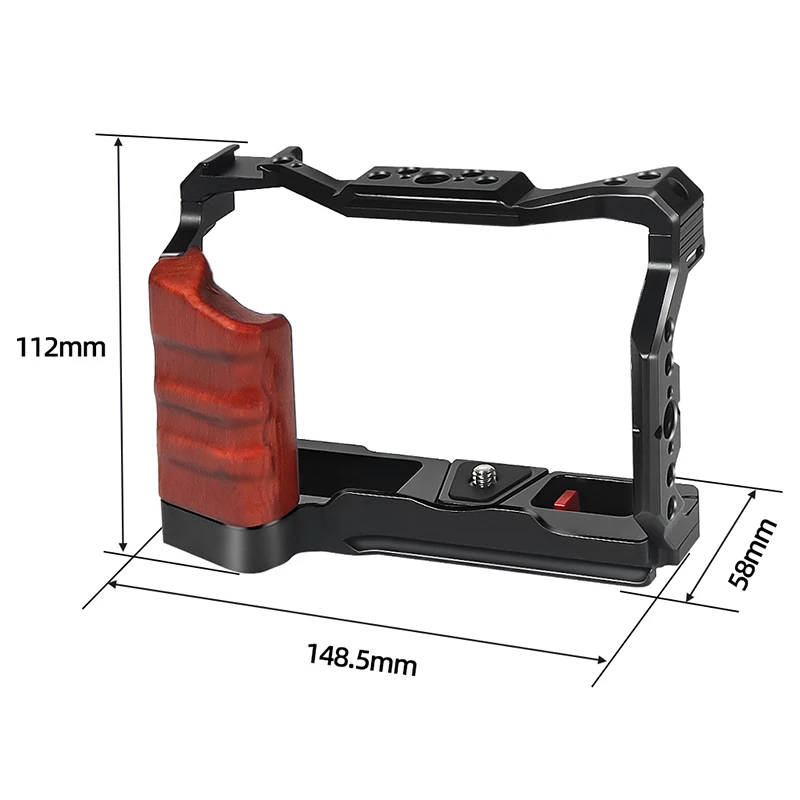 NICEYRIG NATO Rail (80mm) met ingebouwde koude schoen voor camera kooi NAVO handvat klem