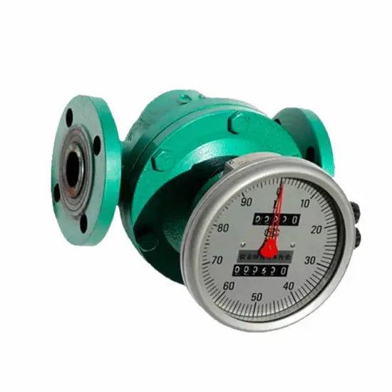 

HighTemperature Asphalt Fuel Digital Flow Meter Flowmeter Oval Gear Type 4-20mA