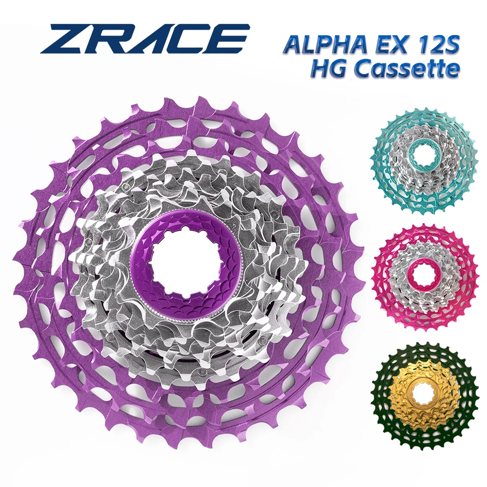 ZRACE ALPHA EX 12-Speed HG Cassette for Road Extremely lightweight CNC fully hollow and super light