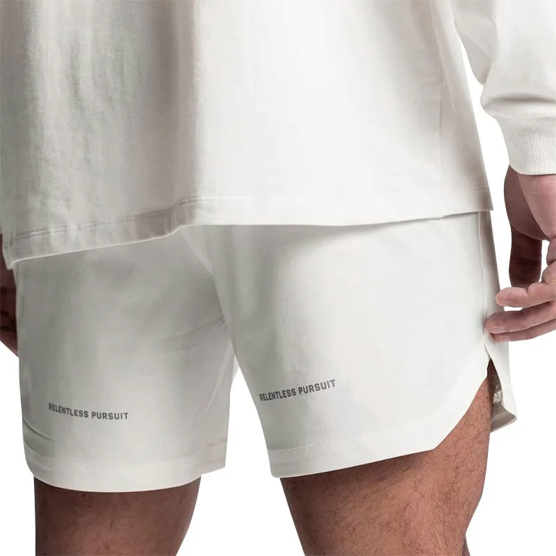 Thin shorts straight tube quick drying ice silk capris running training sports basketball shorts