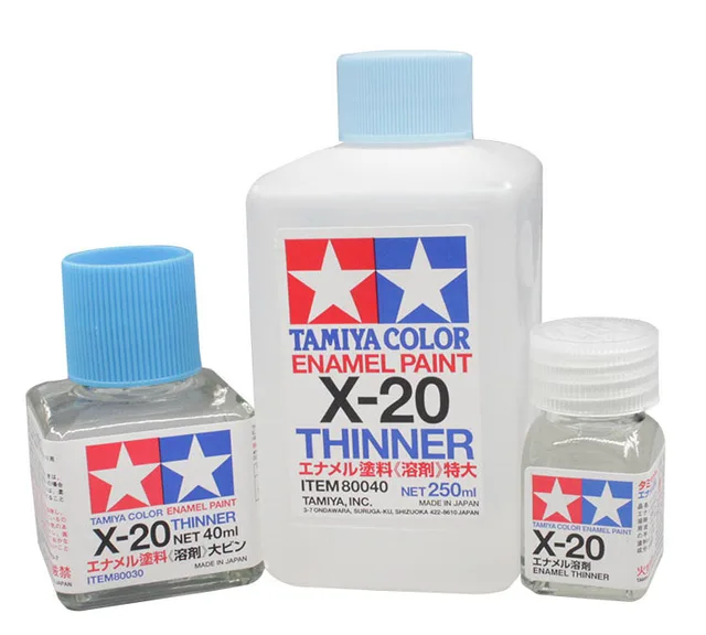 Tamiya X20 Enamel Paint Color Leveling Thinner Coating Remover For DIY  Military Plane Tank Figure Doll