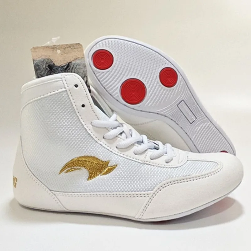 Original Brand Unisex Wrestling Sneaker Anti Slip Boxing Fighting Gym Training Shoe Indoor Mesh Competition Sport Fighting Shoe