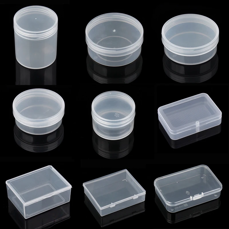 5PCS/Lot plastic Box Jewelry organizer Box Gift Jewelry Box Beads Ring Earring  Jewelry Boxes For Jewelry Packing storage
