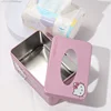 Sanrio Hello Kitty Tissue Case Cartoon Cute Home Restaurant Dormitory Accessories Desktop Decoration Napkin Paper Box Canister 2
