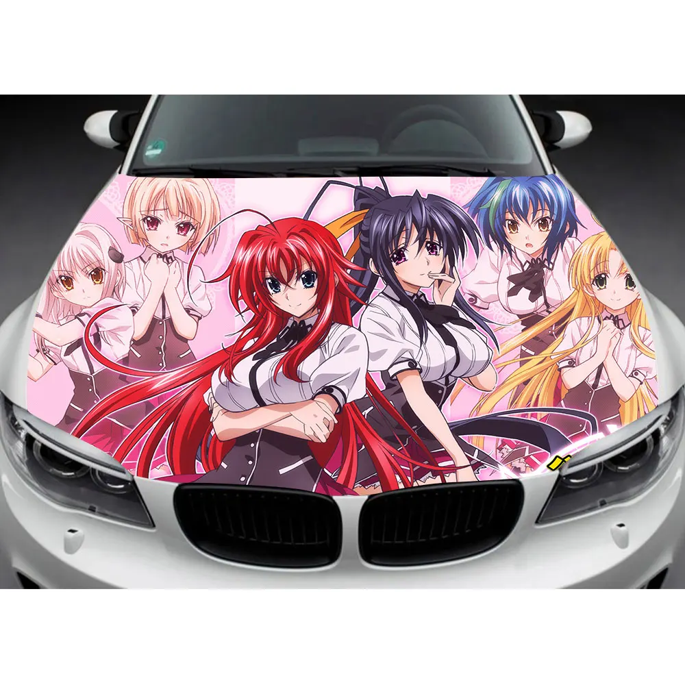 Anime High School DXD Car Hood Decal, Sticker, Graphic, Wrap Decal