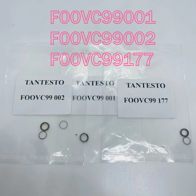 ชุดซ่อมวาล์ว CRIN แหวนซีล ปะเก็น ลูกบอลวาล์ว รุ่น F00VC99001 F00VC99002 F00VC99177 สำหรับ BOSCH 110 120 1