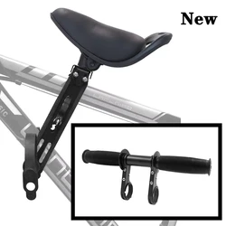 Ultralight Front Mounted Child Bike Seat with Safety Handrail (New black set)