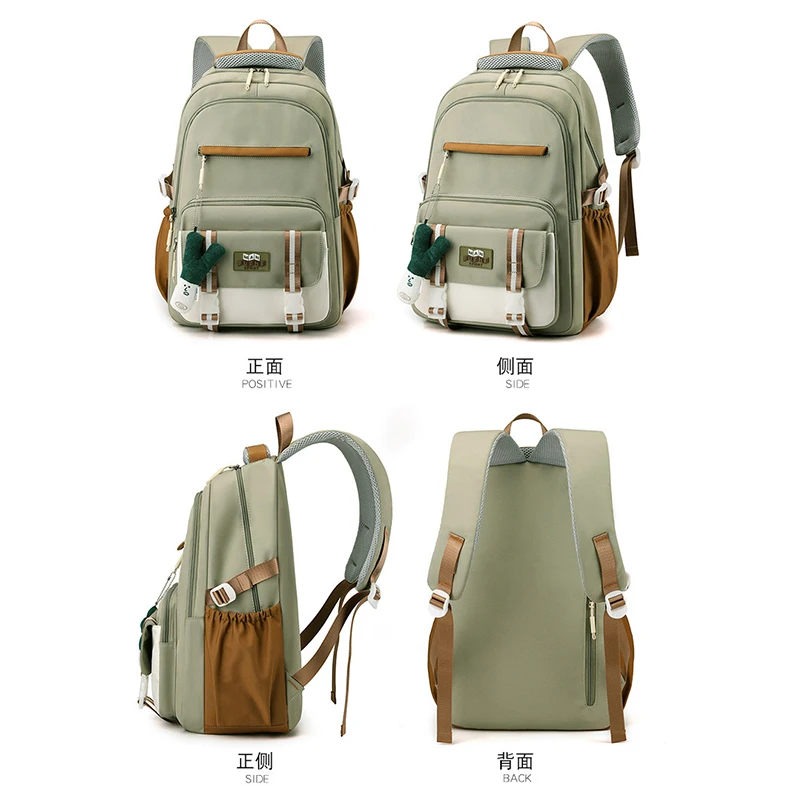 High School Bags for Teenage Girls Middle Student Backpack Women Oxford Leisure Campus Bagpack