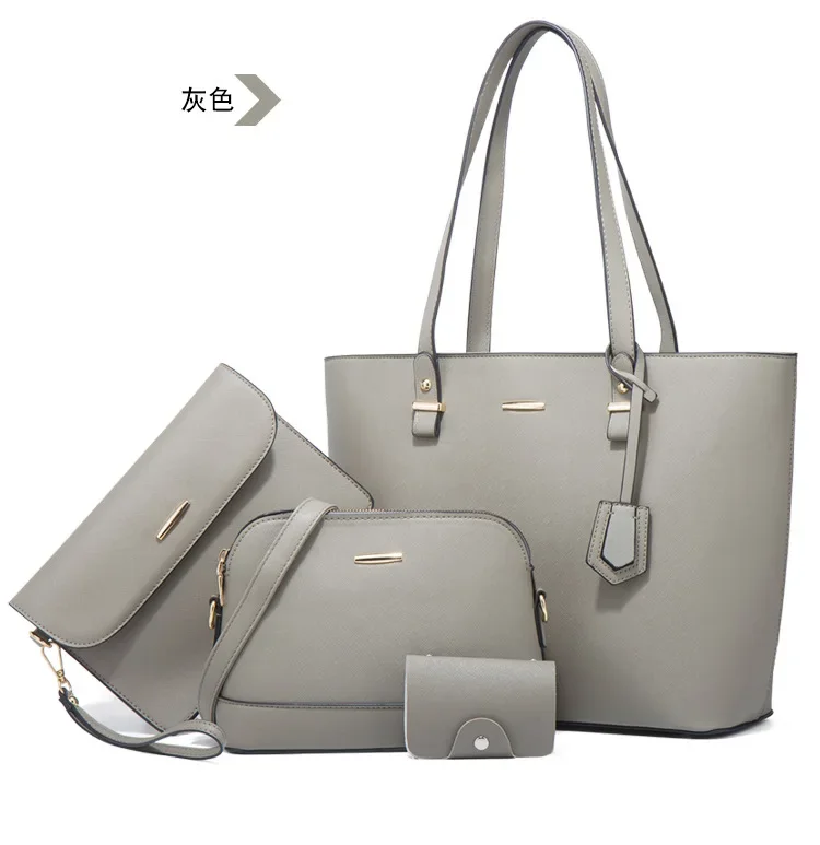 حقيبة كتف بنمط عتيق للنساء ، حقيبة كتف ، سعة كبيرة ، عبر الجسم ، للأم والابن ، موضة جديدة ، مجموعة من 4 قطع 22 790 (16).jpg