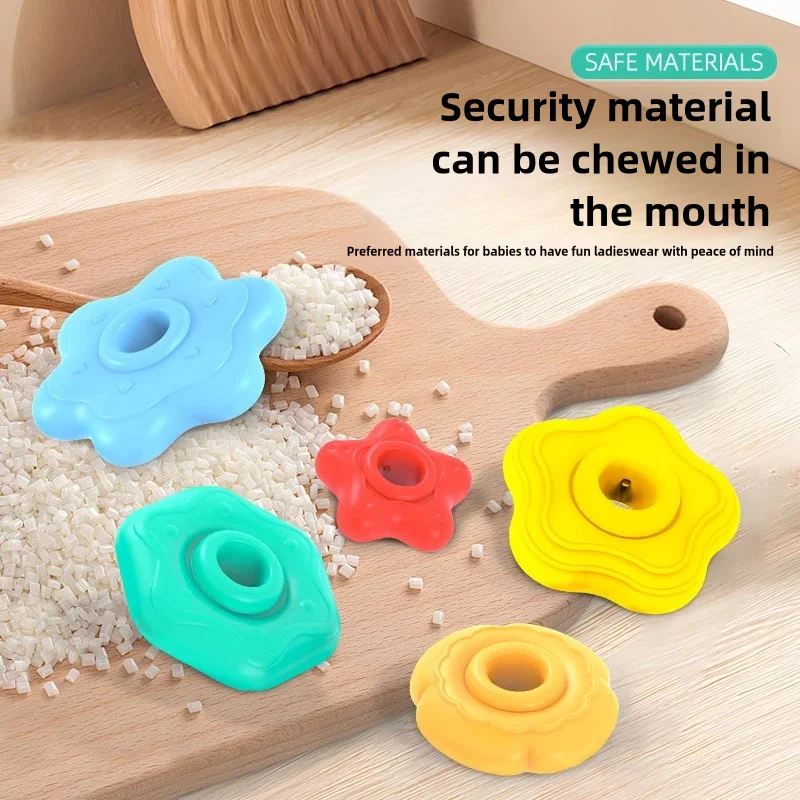 Premium Rainbow Spinning Tower Toy Strong ABS Plastic Stacking Educational Toy for Kids Rainbow Wheel Stacking Game