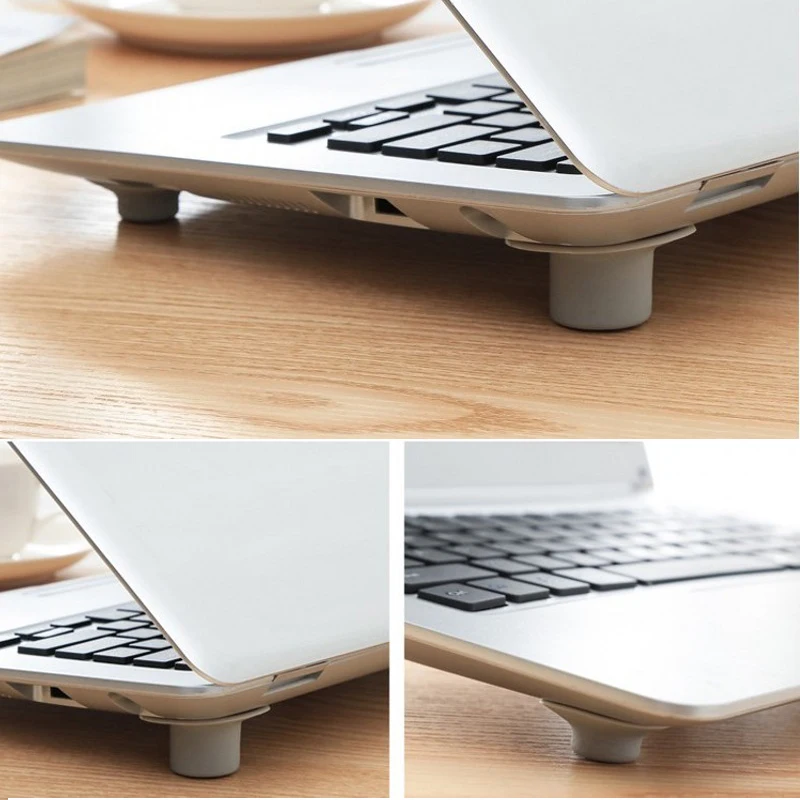 Laptop Heat Reduction Pad Suporte de Refrigeração para Apple Macbook Notebook Suporte de Computador Refrigerador de Silicone Macio - Imagem 5