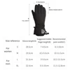 Men Women Ski Gloves Winter Warm Windproof Waterproof Touch-Screen Fleece Non-slip Snowboard Snowmobile Cycling Skiing Gloves 6