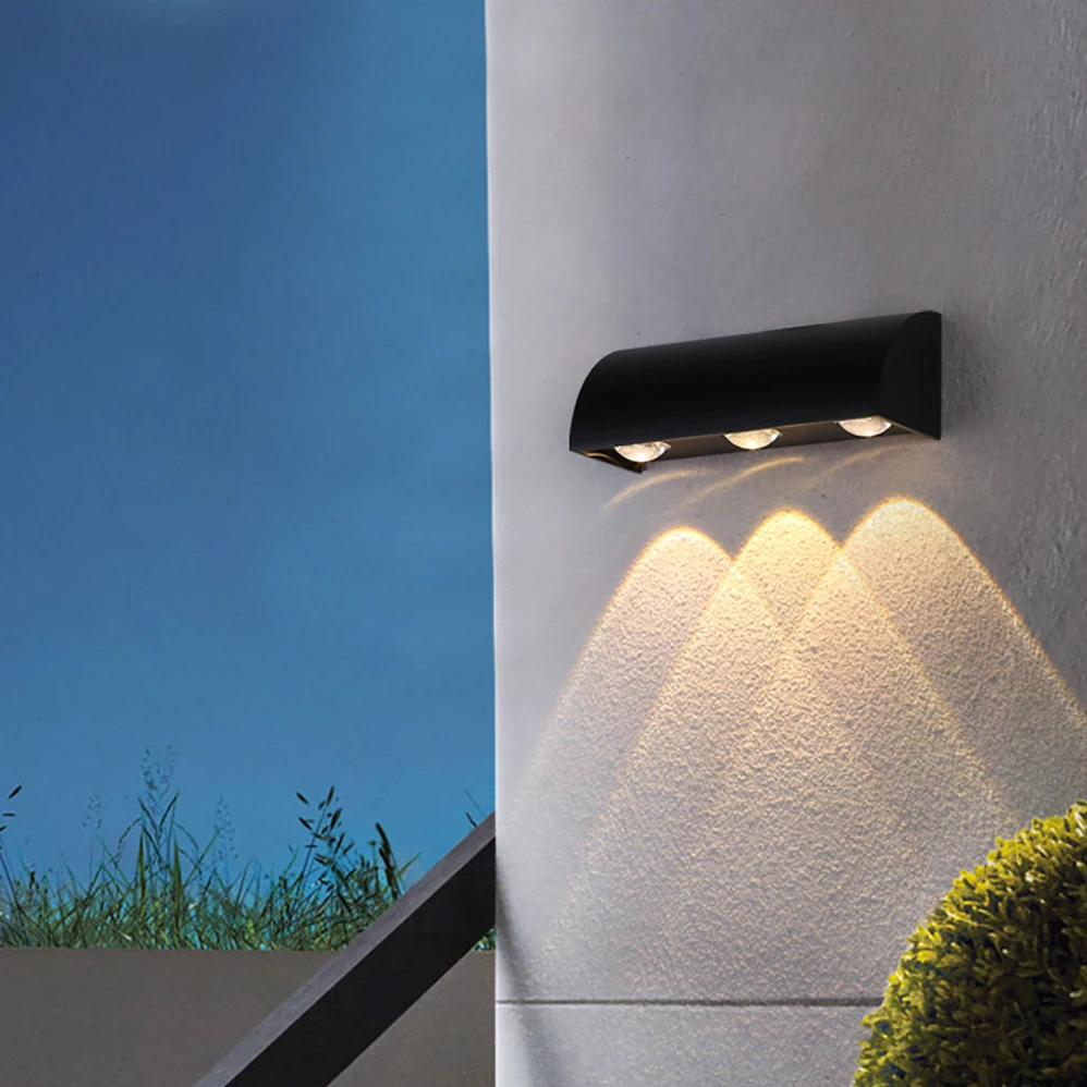 Ac85-265V Lampada Da Parete A Led 3W Per Interni Ed Esterni Ip65 Lampade Moderne Impermeabili In Stile Minimalista Luci Da Giardino Per Portico In All