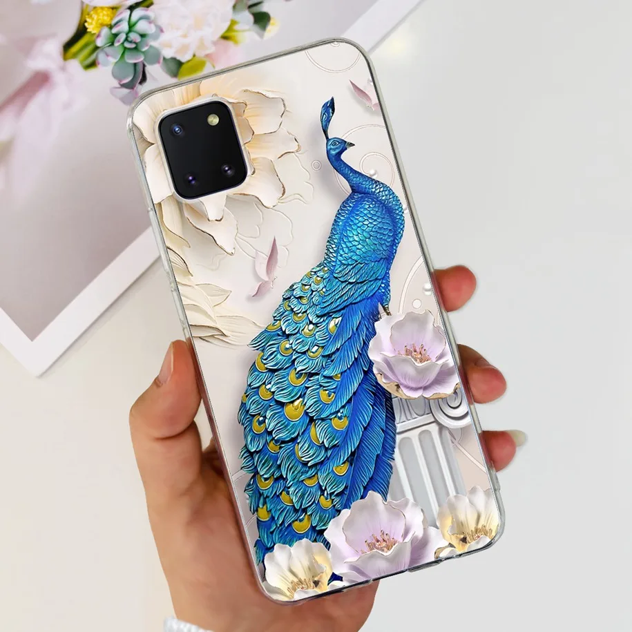 Cute Butterfly Slim Clear Silicone Phone Case Cover