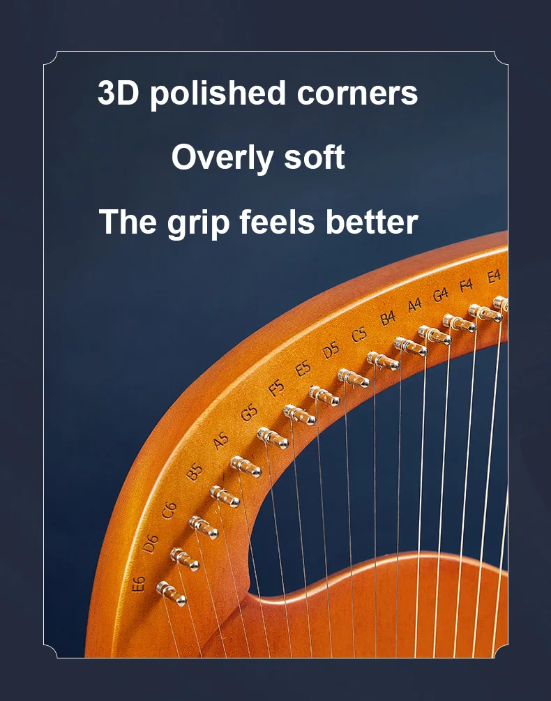21 String Lyre Harp Strings - Metal Replacement Strings For Laiyaqin Instrument