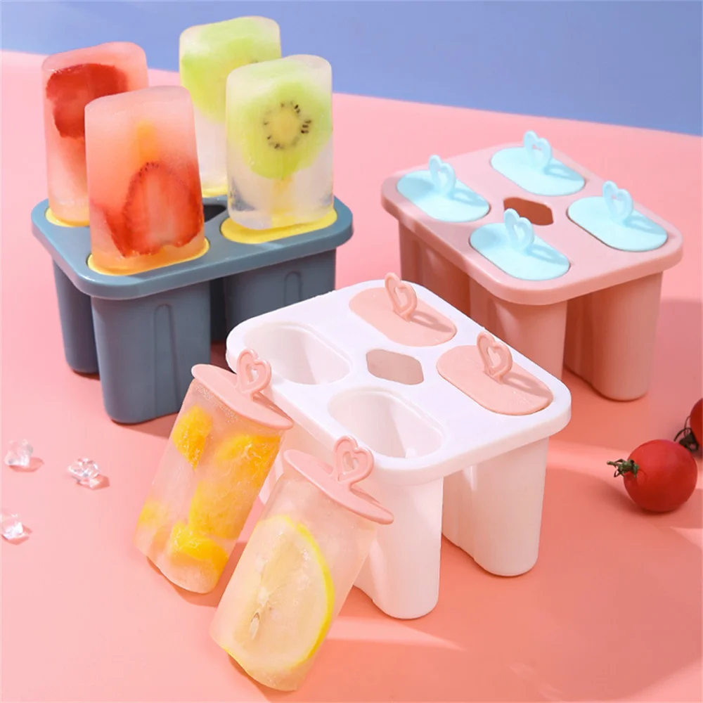 Description Picture 5 of itemPopsicle Mold DIY Ice Cream Ice Cubes Maker Bar Kitchen Refrigerator Homemade Stick Mould Tubs Silicone Household Kitchen Tools