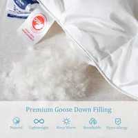 Peter Khanun White Goose Down Filler 3D Bread Duvet/Quilt/Comforter Winter Thick Luxury Blankets 100% Cotton Shell 015 6