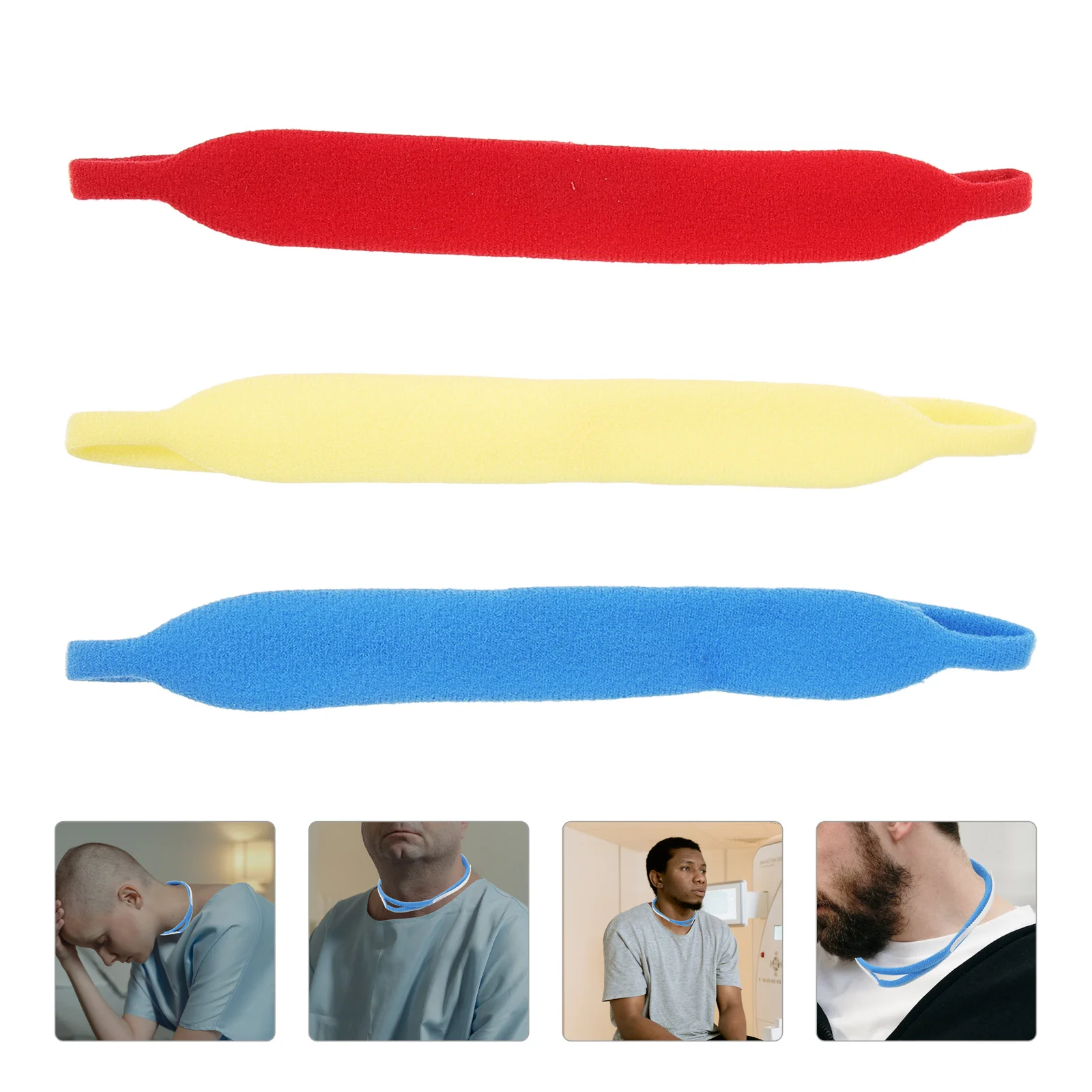 

Pipe Support Neck Fixing Straps Surgery Recovering Bands Protectors Portable Tracheostomy（Random Color）