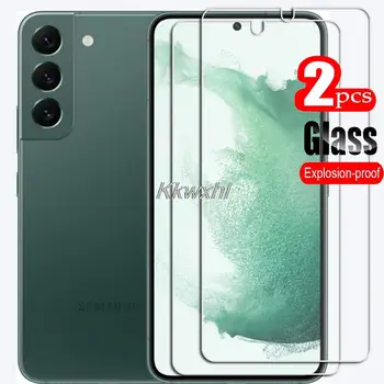 2PCS PER Samsung Galaxy S22 S22 + Plus 5G Vetro temperato protettivo su S906B S901B Pellicola proteggi schermo del telefono