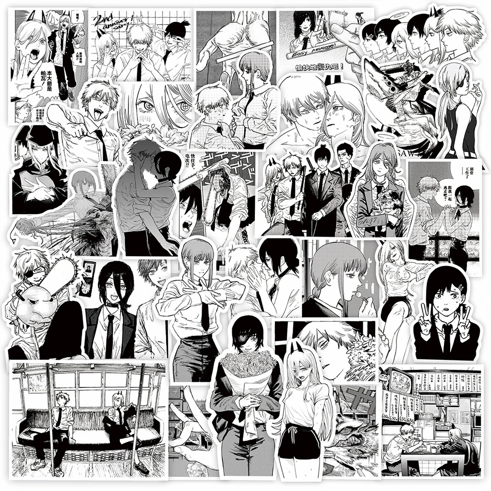 10/30/65pcs Chainsaw Man Anime Stickers