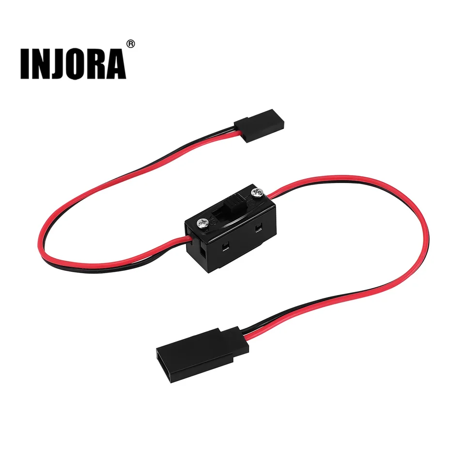 GERUI 3 Cavi Interruttori Di Alimentazione Interruttore 15 Cm Cavo JR Bec Maschio A Femmina Rx Onoff Rc Interruttore Di Alimentazione Per Servo Ricevitore Batteria Lipo Rc10 Modello Di Veicolo E 0 5