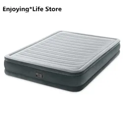 Colchón inflable de doble grosor para exteriores, cama doble portátil plegable, cama de aire, bomba eléctrica integrada, Tatami, cama doble