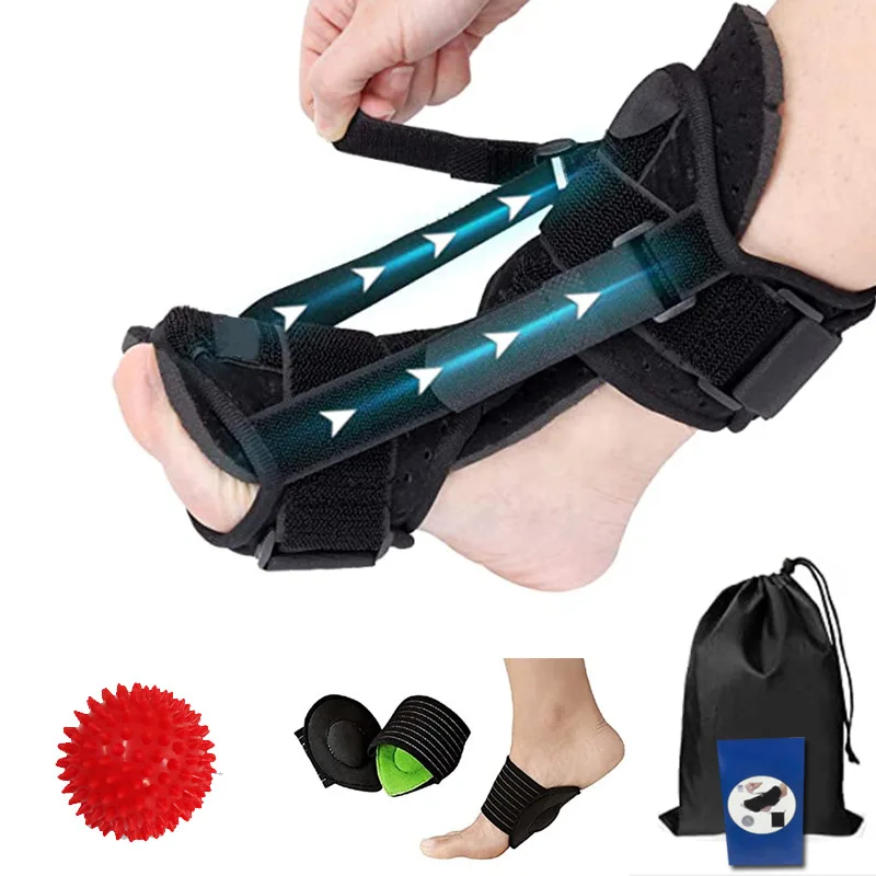 

Djustable Plantar Fasciitis Night Splint Foot Drop Orthosis Stabilizer Brace Support Night Splints Pain Relief