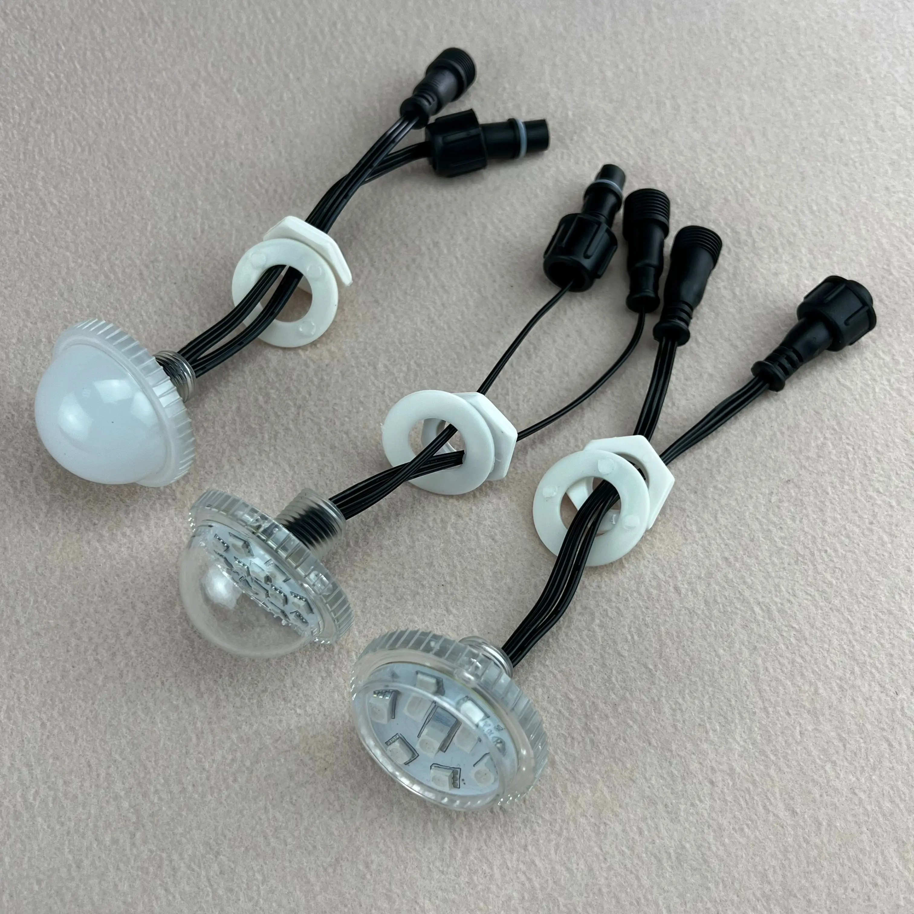 Addressable 45mm led pixel light;DC12V;IP68;2.88W;UCS1903/WS2811