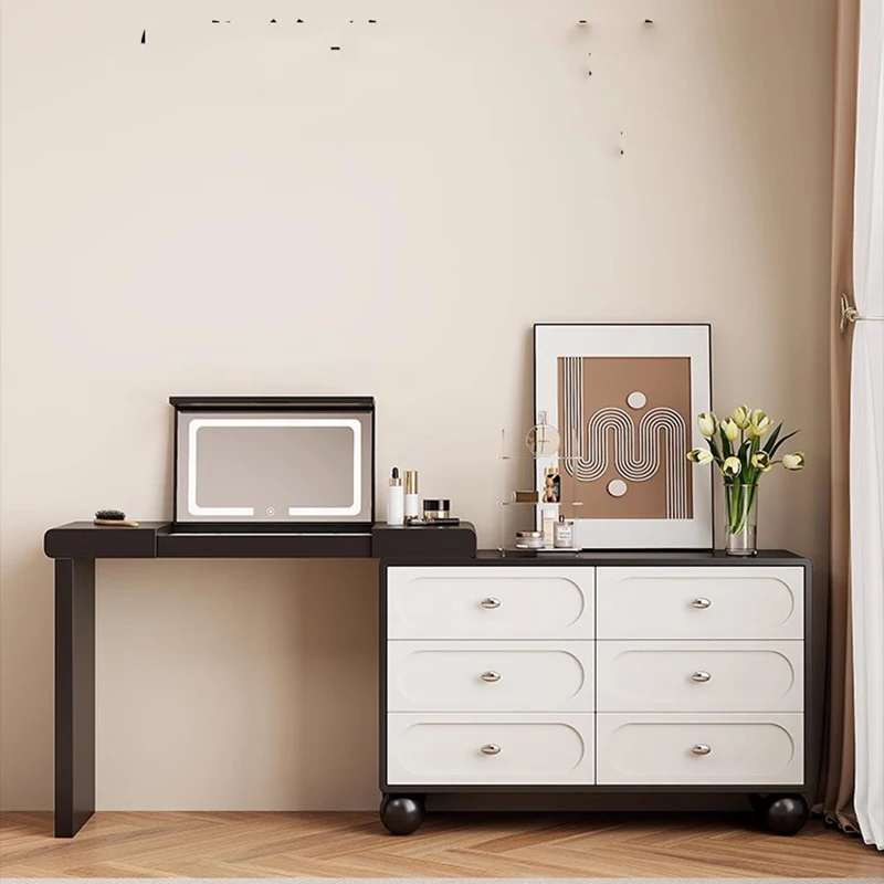 

Light Organizer Dressing Table Mirror Luxury Bedroom Drawer Dressing Table European Girls Penteadeira Para Quarto Furniture