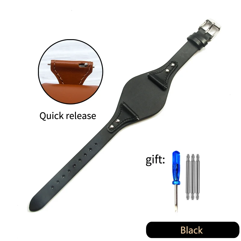 Premium Calfskin Strap - 18mm Genuine Leather Women's Watchband