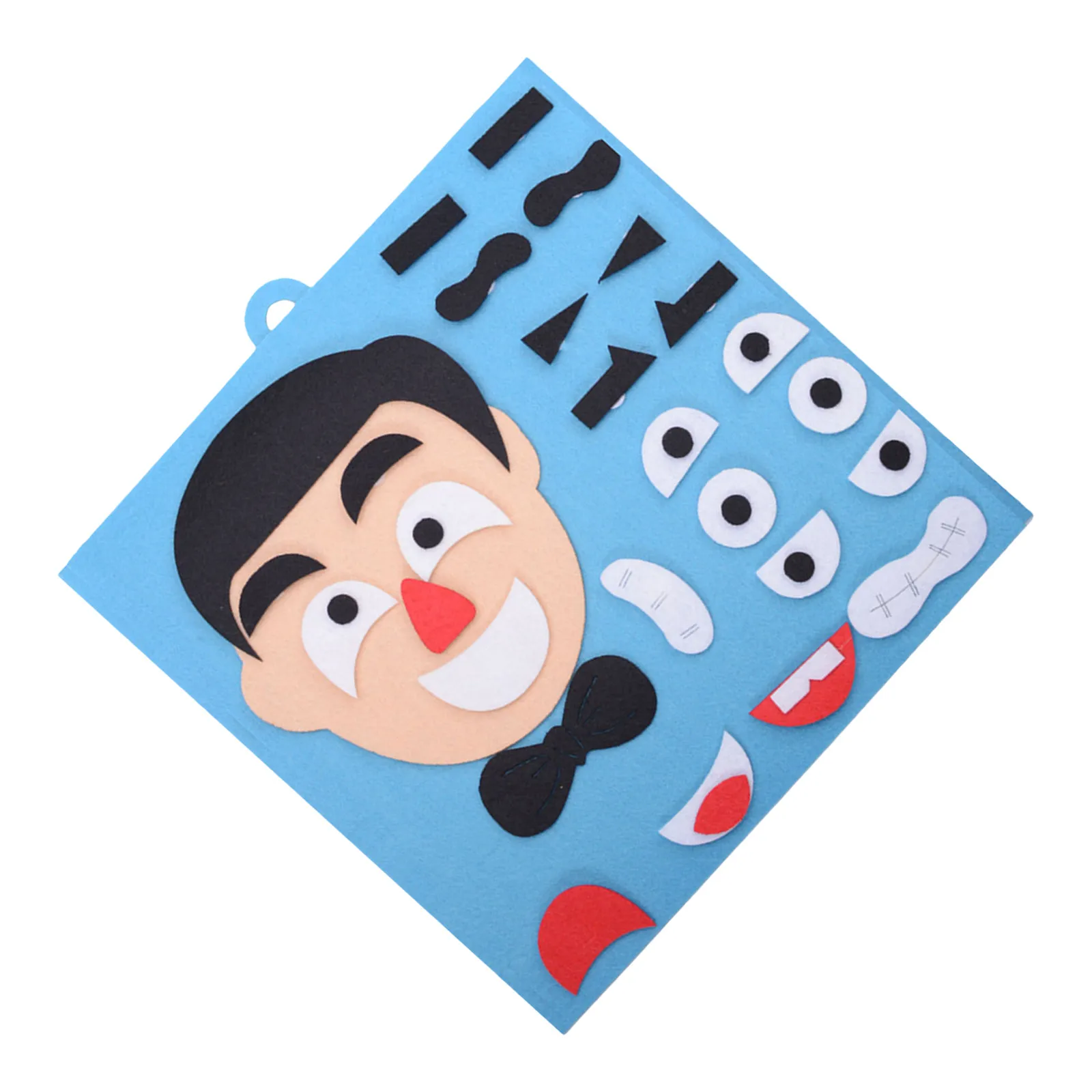 1Pcs 얼굴 변화 퍼즐 세트 어린이 교육 도구 화난 슬픈 감정 두뇌 지능 향상 ..