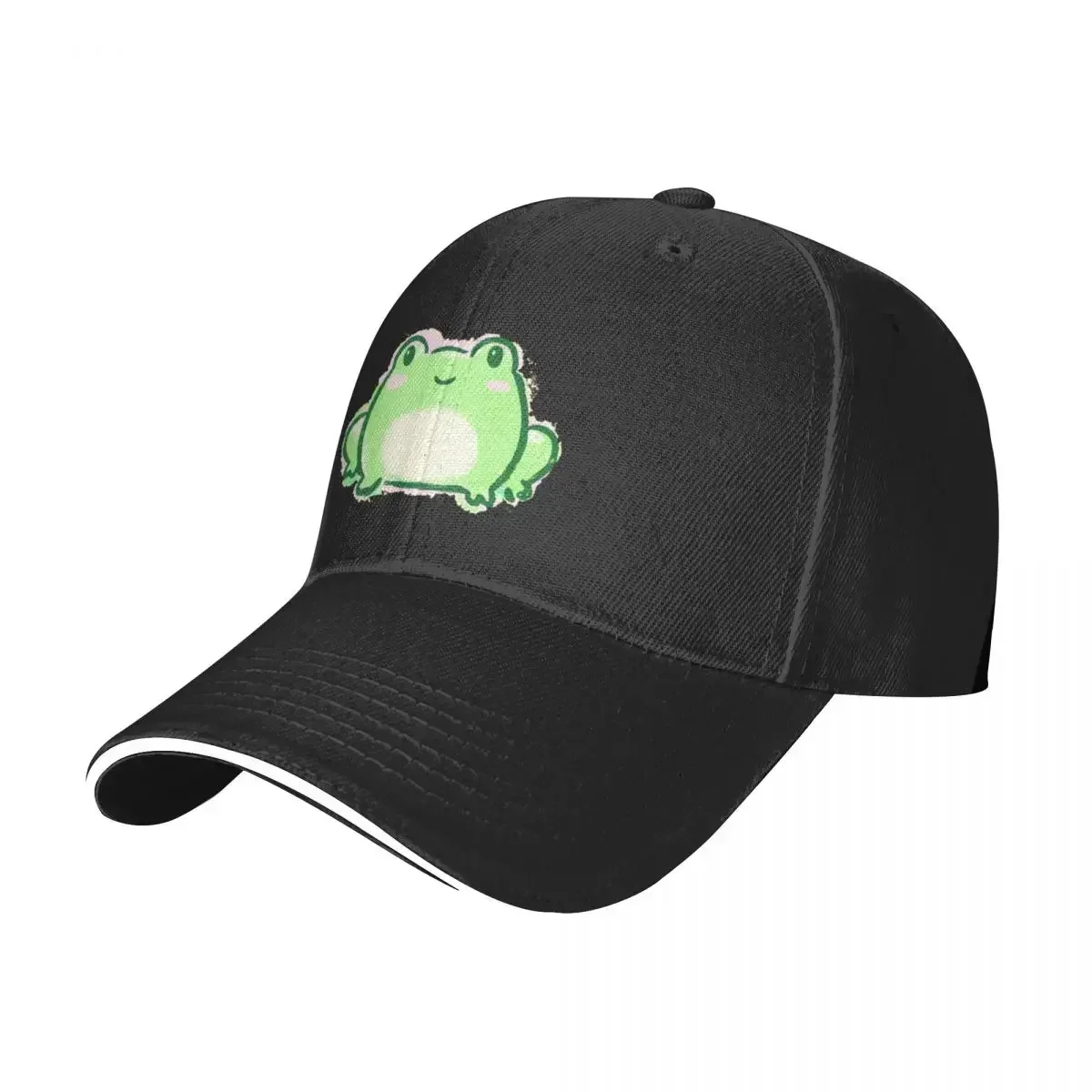 Little Green Frog Baseball Cap Personalized Adjustable Golf Hat Visor Hood For Men Women's