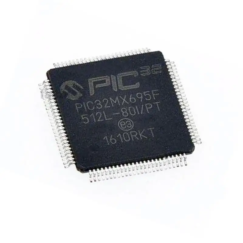 

1 Pieces PIC32MX695F512L-80I/PT TQFP100 Package QFP Microcontroller MCU Chip IC PIC32MX695F512L Brand New Original