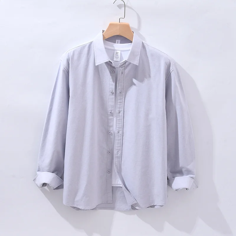 

808shirt men's long-sleeved Korean version slim business casual formal pure white shirt professional work handsome inch