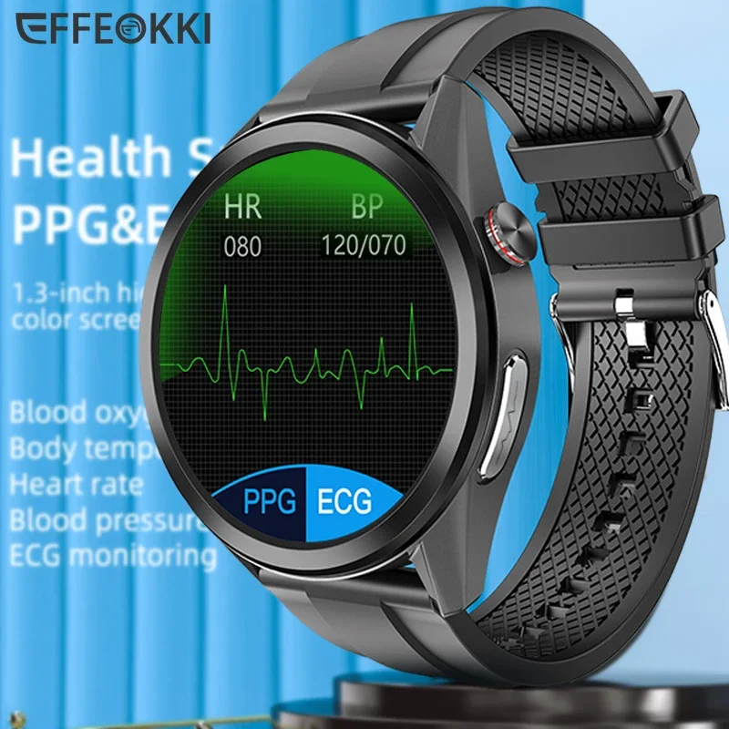 

ECG PPG Clever Watch 2023 Temperature Men Women 24 Hour Sleep Monitoring Smartwatch ECG PPG Blood Pressure Oxygen Professional
