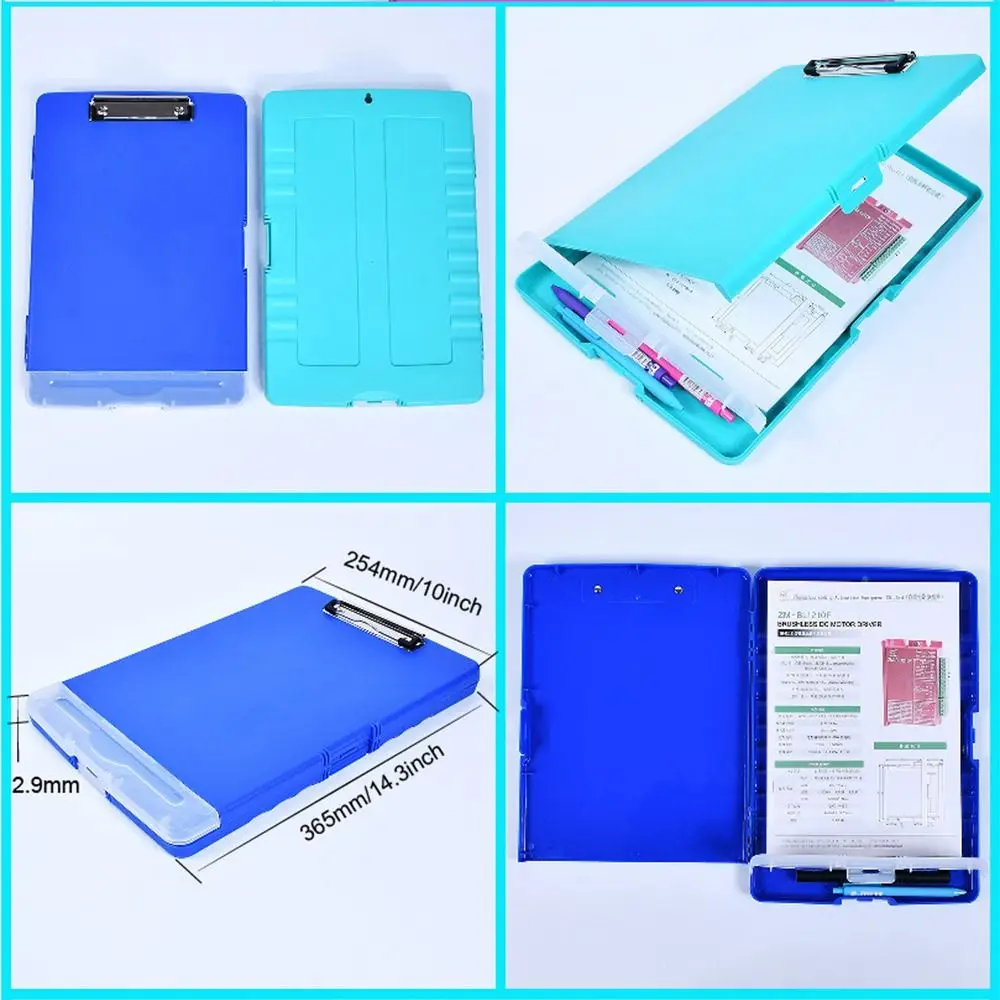 Writing Clipboard Office Supplies Document File Organizer Storage Clipboard File Box Case Document Folders