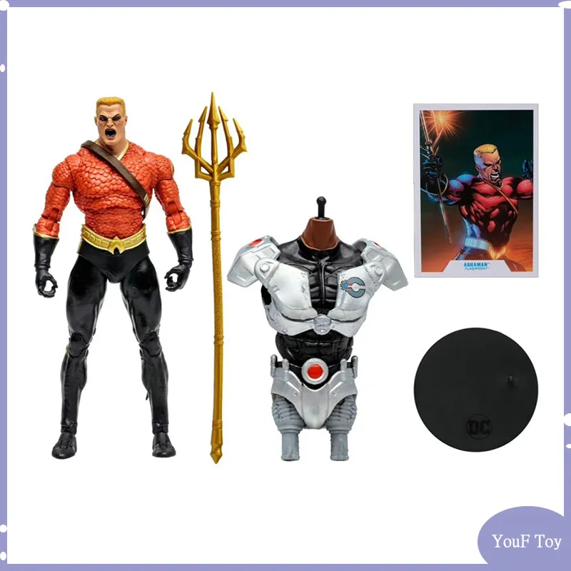 

Mcfarlane Toys Aquaman Flashpoint Action Figure Multiverse 7 Inch Anime Figures Figurine Model Dolls Kid Christmas Gifts