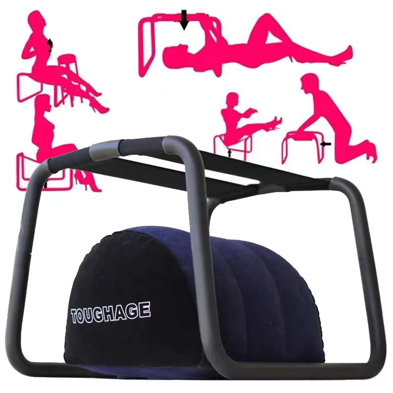 Toughage Sex Aid Weightless Chair Inflatable Pillow Love Position Bouncer Stool Furniture Sex Toys For Couples Adult Games