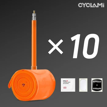 10 pz CYCLAMI Ultralight TPU Bike camera d'aria 700c 18 23 25 28 30 32 bicicletta da strada 45mm 65mm 85mm valvola francese ciclismo grossista