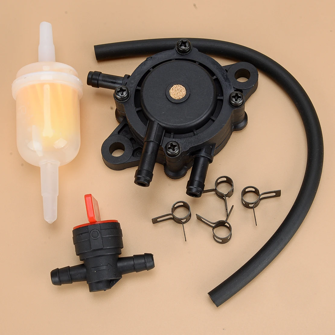 

Комплект фильтров для топливного насоса, подходит для Kawasaki FE290 FE350 Yamaha G16-G19 G20 G22 G29 Engine EZGO Gas Club Golf Cart 295cc 350cc