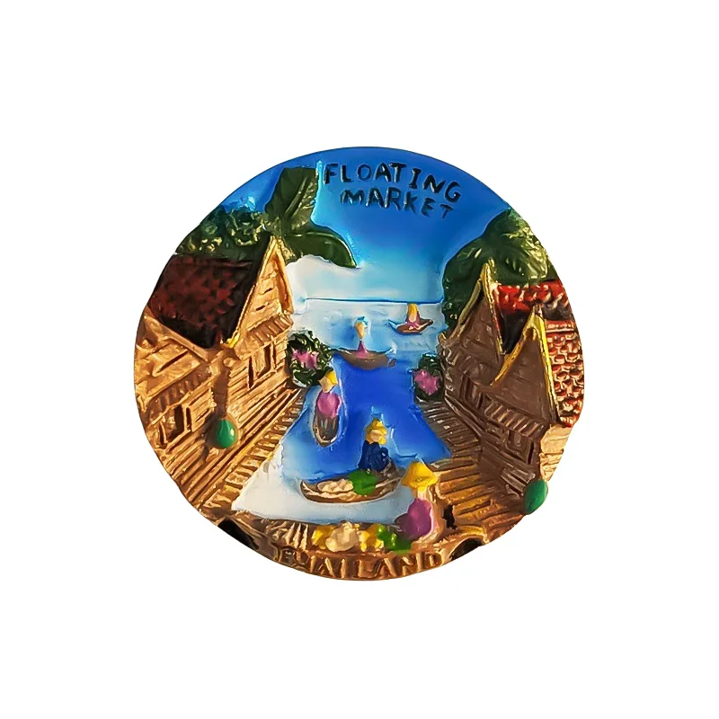 Magnetic Sticker Magnetic Fridge Stickers Asia Thailand Tourist Souvenir Magnetic Sticker Fridge Magnetic Refrigerator Decoration Articles Handicraft Gifts