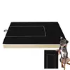 Dog Nail Scratch Board Nail Trim Pad Pull-Out Wooden Pet Scratching Board Toy Built-in Treat Box Dog Sandpaper Board Scratcher 2